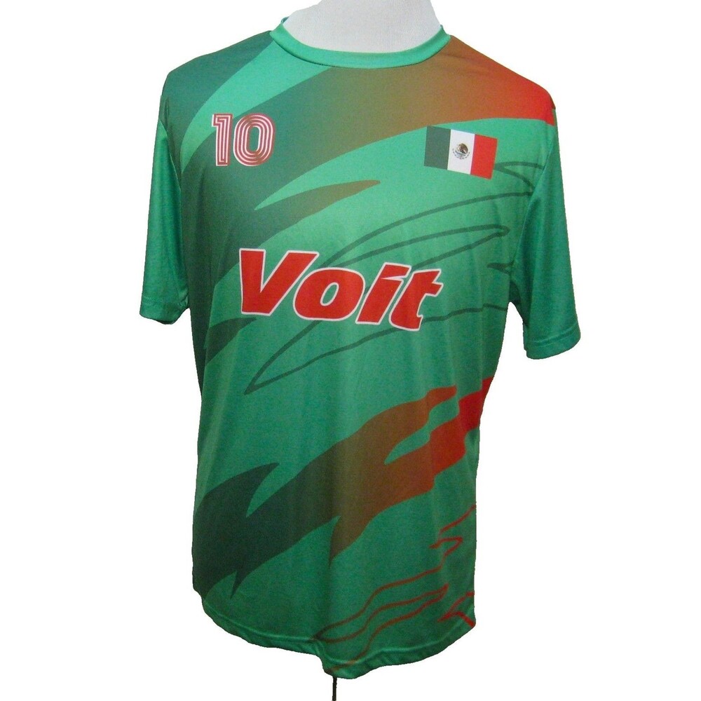 Mexico National Team Soccer Jersey Mens Large Green Voit Blanco Mexican Shirt